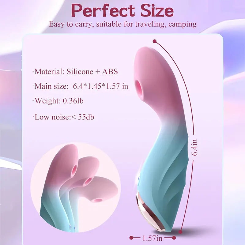 Female 9 Mode G-Spot Sucking Vibrator