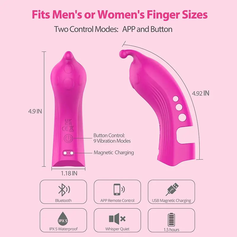 VibeTouch Finger Vibe - G-Spot, Nipple, and Clit Stimulator