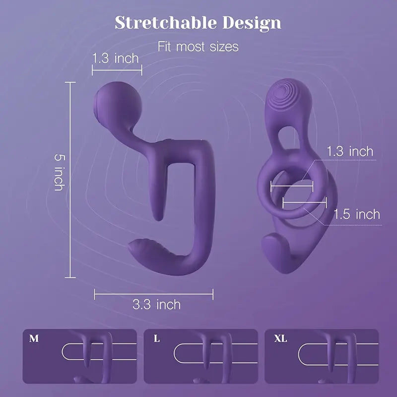 SyncWave Vibrating Couples Cock Ring