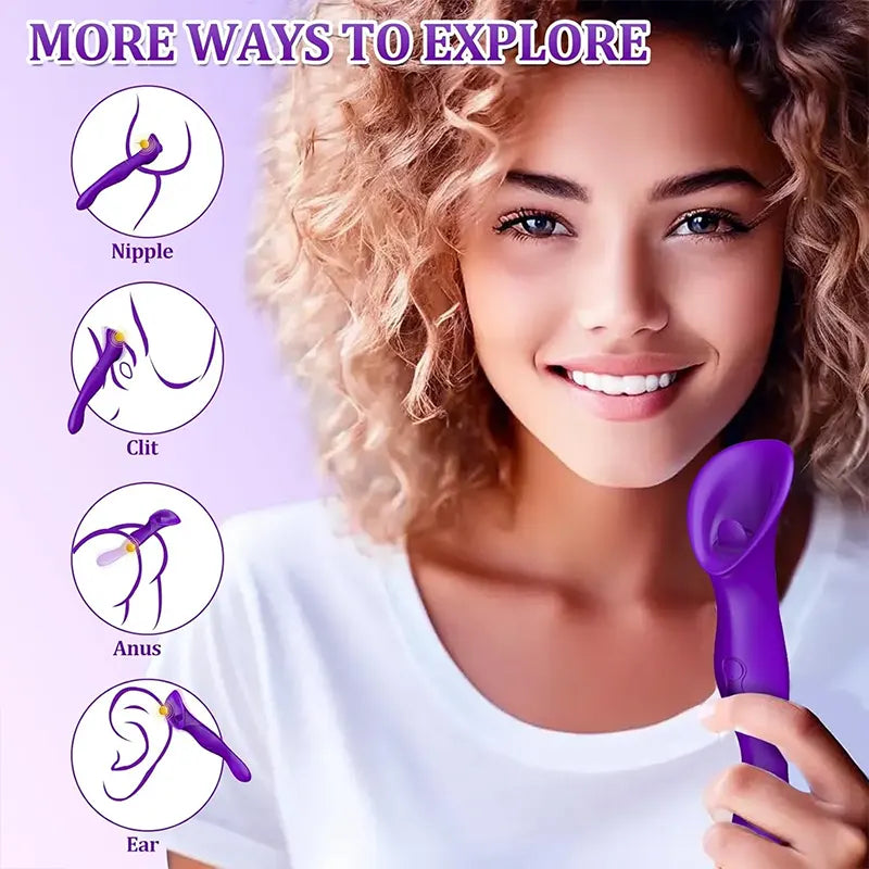 Dual-Action Tongue Vibrator