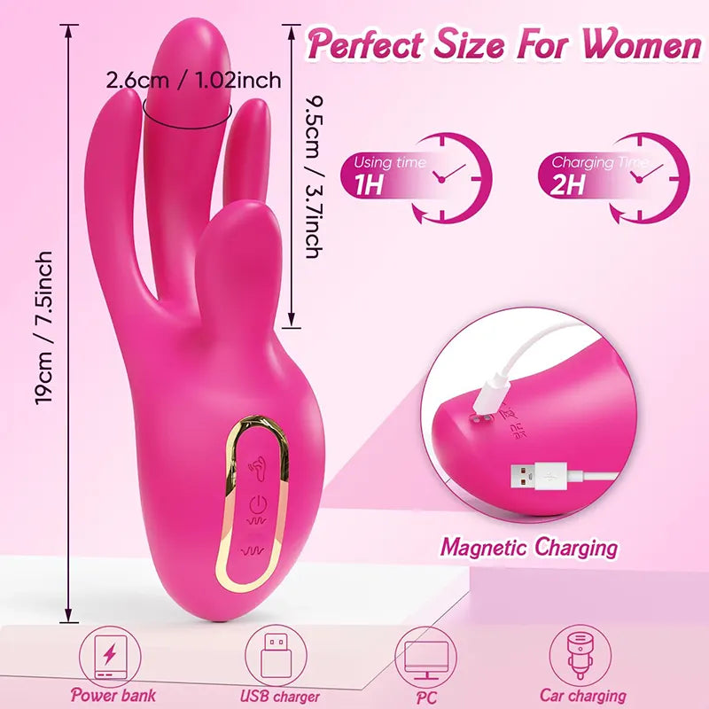 Finger Stimulating Clitoral G-spot Vibrator