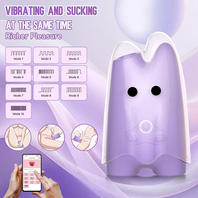 Ghost Vibrating G-spot Clitoral Sex Toys