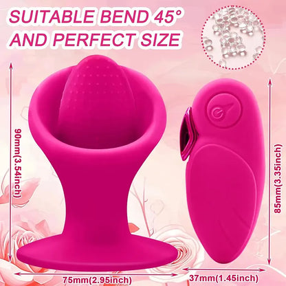 Suction Cup Rose Clitoral G-spot Vibrator