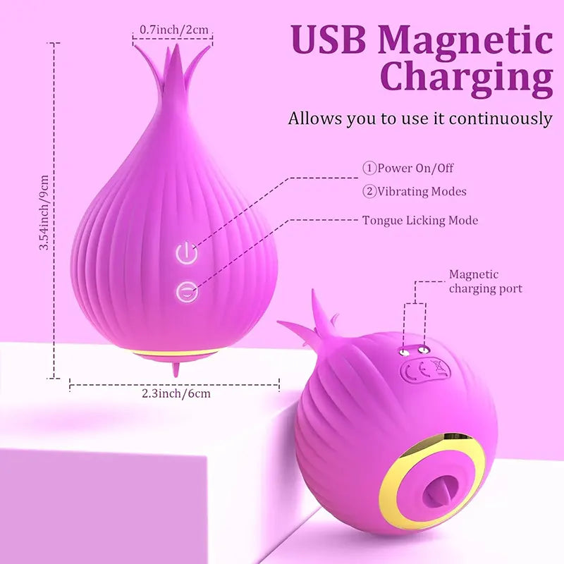 2-in-1 Onion Sucking G-spot Vibrator