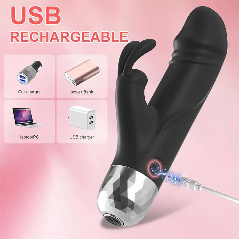 Luxe Bunny Mini Vibrator for Women
