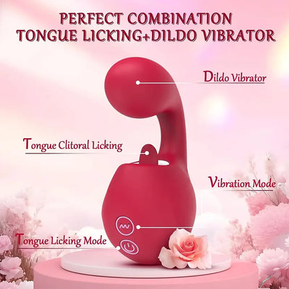 VivaLuxe Clitoral & G-Spot Licking Vibrator