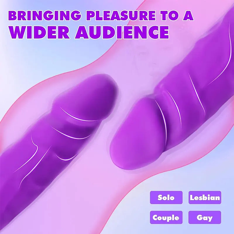 Double Pleasure Double Head Vibrating Dildo