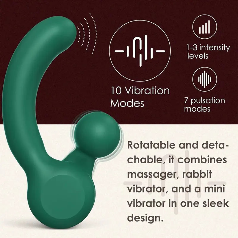 3-in-1 Rotating Thrusting Vibrator