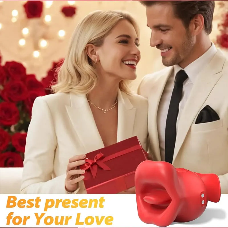 KissPleasure Lip-Shaped Clitoral Vibrator