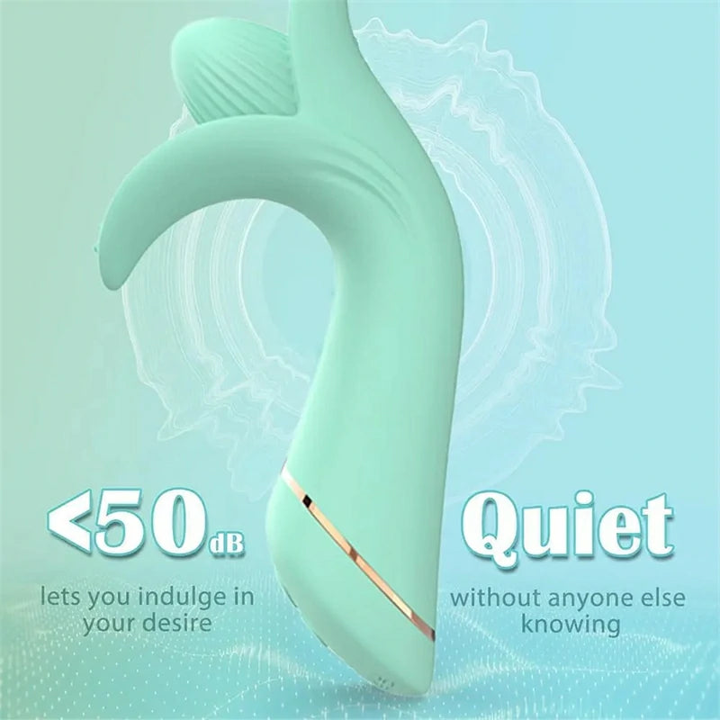Versatile 9-Mode Magnolia Stimulation Vibrator