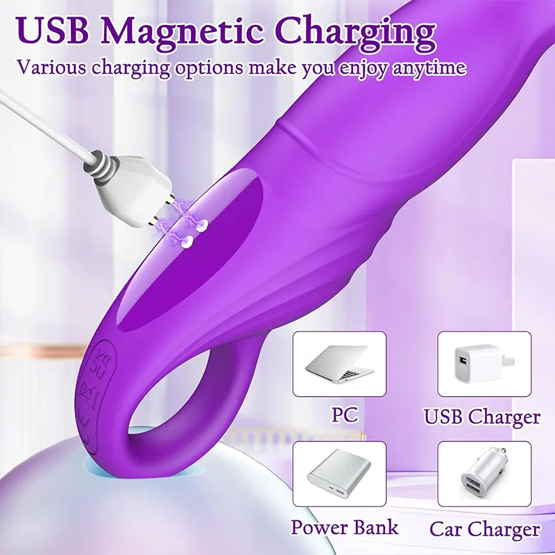 Wave Insertion Stimulation Pleasure Vibrator