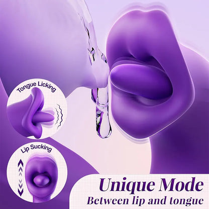 Rose Slap Vibration Lick Tongue Stretch Vibrator