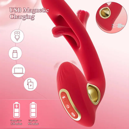 Tongue Slapping G-Spot Pleasure Vibrator