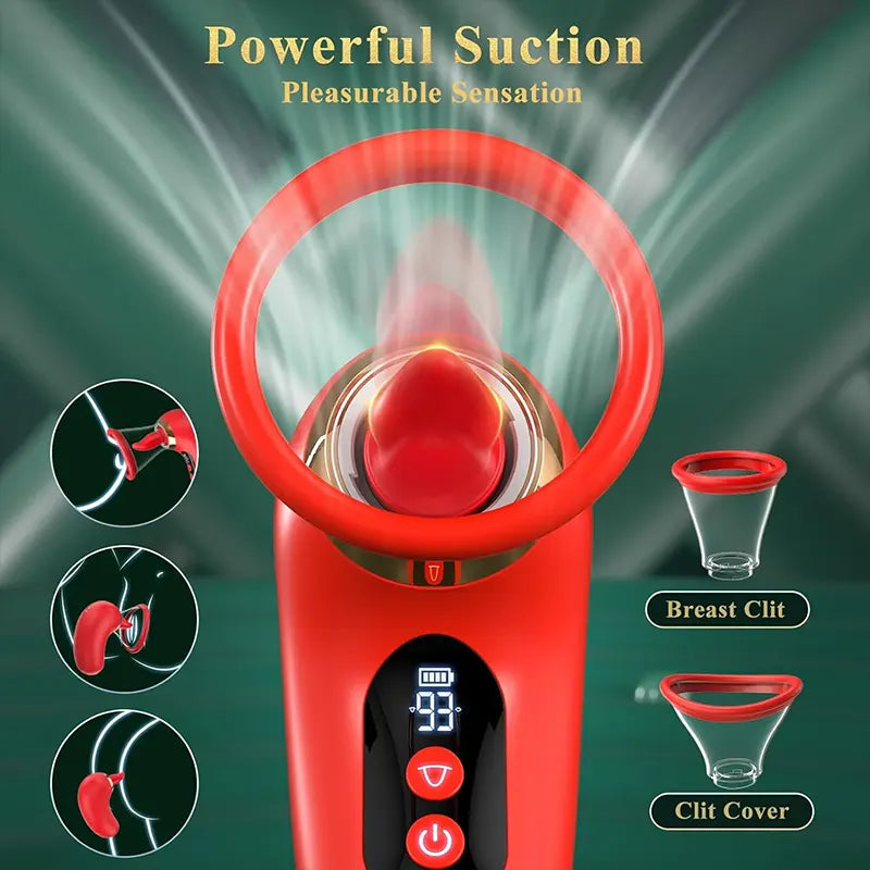 LickLux Wireless App-Controlled Clitoral & Nipple Stimulator