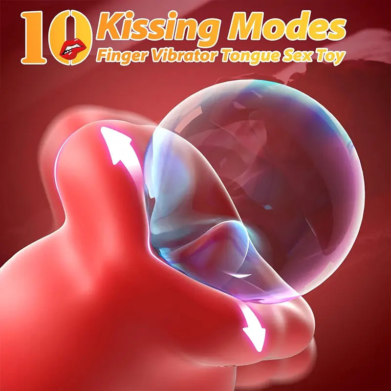 KissPleasure Lip-Shaped Clitoral Vibrator