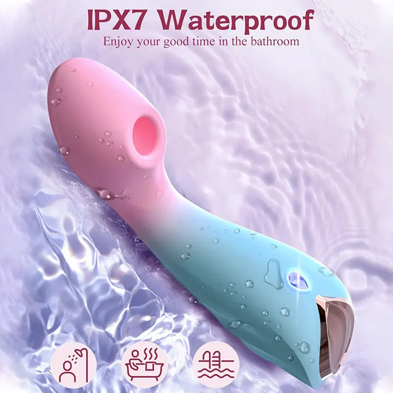 Female 9 Mode G-Spot Sucking Vibrator