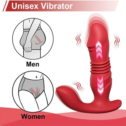3-in-1 Remote Control Thrusting Vibrator
