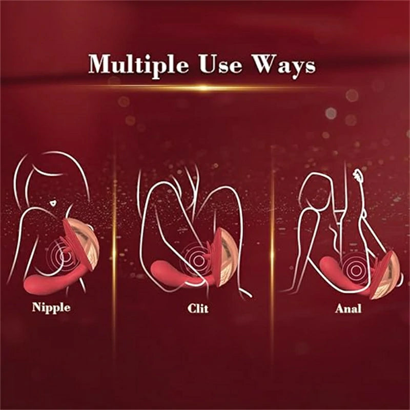 G-Spot Vibrator with Realistic Tongue Stimulator
