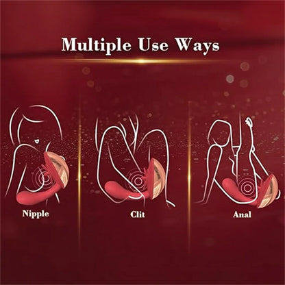 G-Spot Vibrator with Realistic Tongue Stimulator