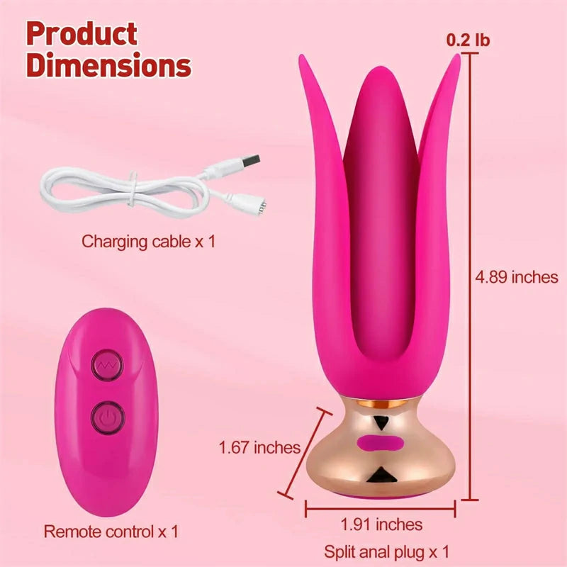 Petal_Magnetic_Rechargeable_Vibrating_Anal_Plug