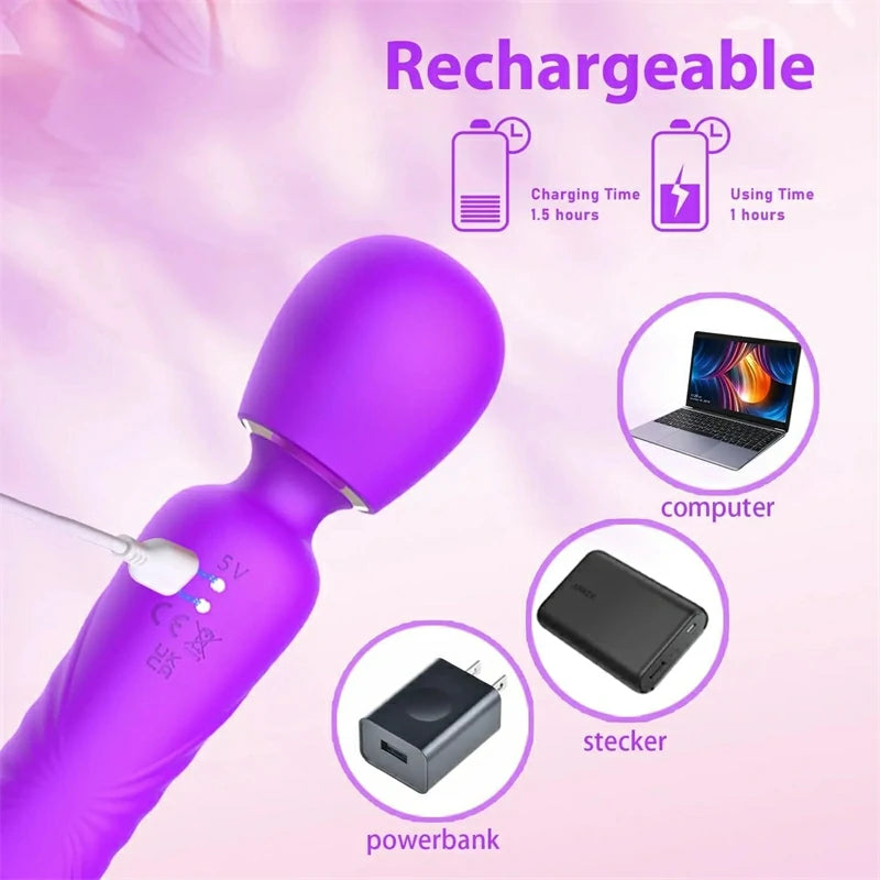 Skeleton Slap AV Stick: 7 Vibration Modes & 10 Flapping Settings