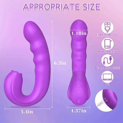 Tongue Licking Vibrating Masturbator