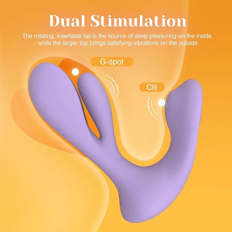 Velvet Spin Duo Rotating Vibrator for Dual Stimulation