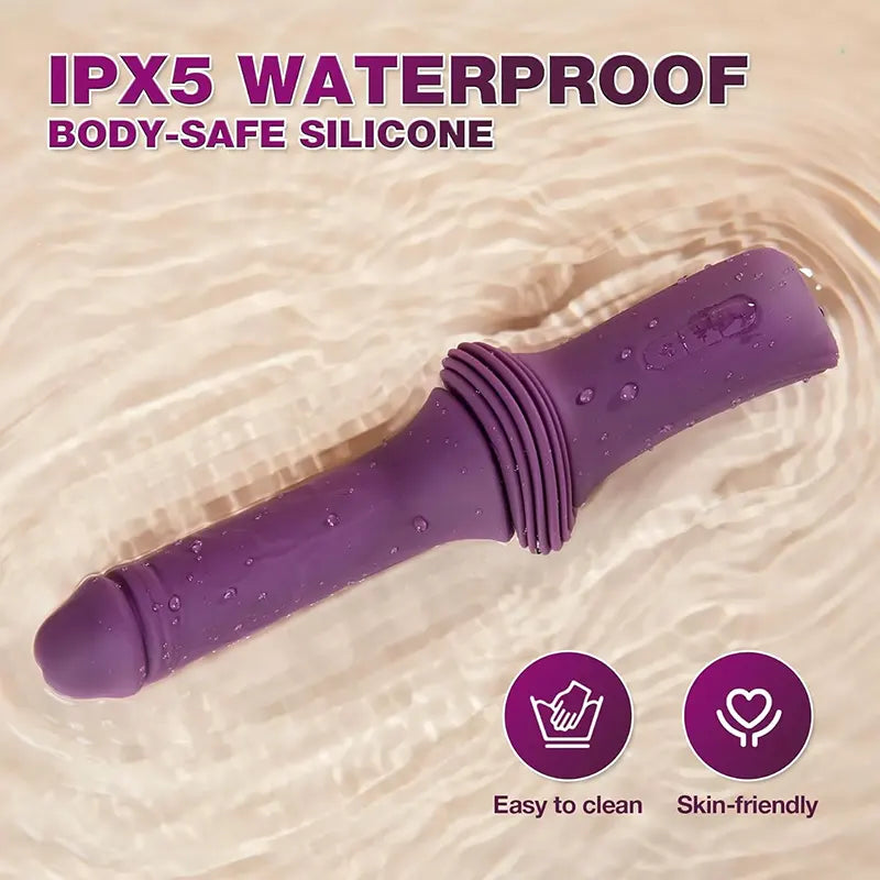 Dual Motor High Speed Heated Vibrating Dildo