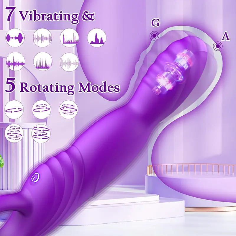 Wave Insertion Stimulation Pleasure Vibrator