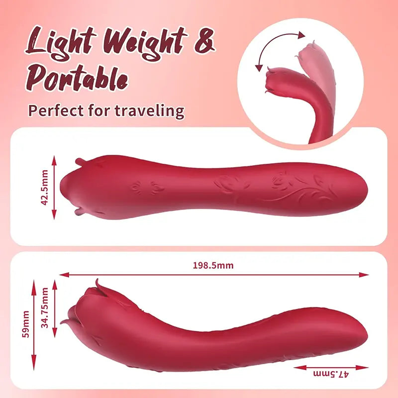 Bliss Lick Dual-Sensation Clitoral Vibrator