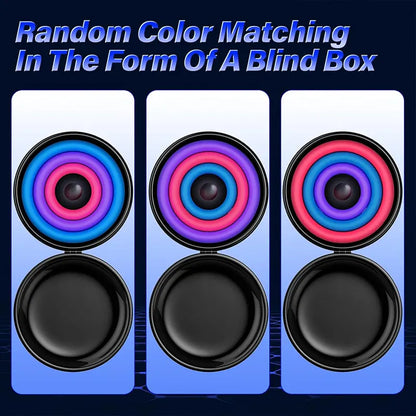Color Wave Triple Cock Ring Set