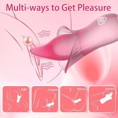 Tongue Licking Pleasure Vibrator