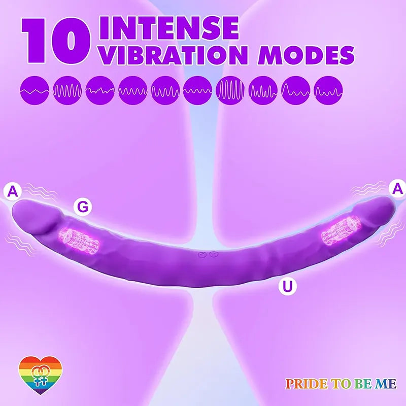 Double Pleasure Double Head Vibrating Dildo