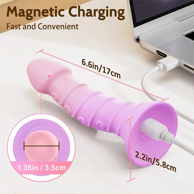 Fantasy Remote Control Silicone Suction Cup Dildo
