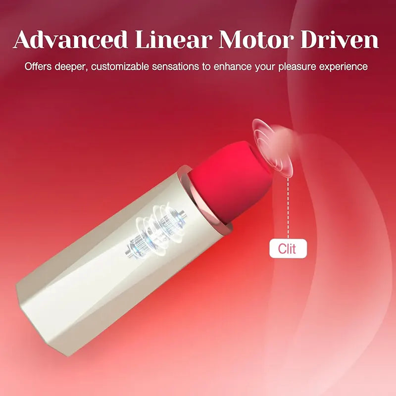Satin Kiss Lipstick Clitoral Sucking Vibrator