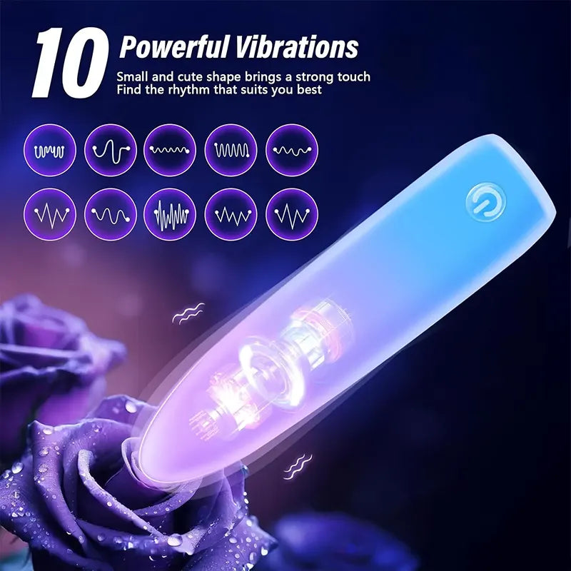 Gradient Bullet Vibrator - 10 Vibration Options 
