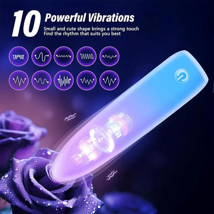 Gradient Bullet Vibrator - 10 Vibration Options 