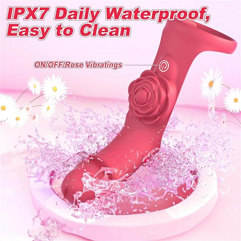 Finger Rose G-spot Clitoral Vibrator