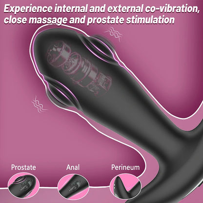 Dual Sided Vibrating Remote Anal Plug