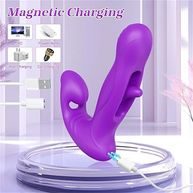 4-in-1 App Controlled Tap Remote Control Vibrator
