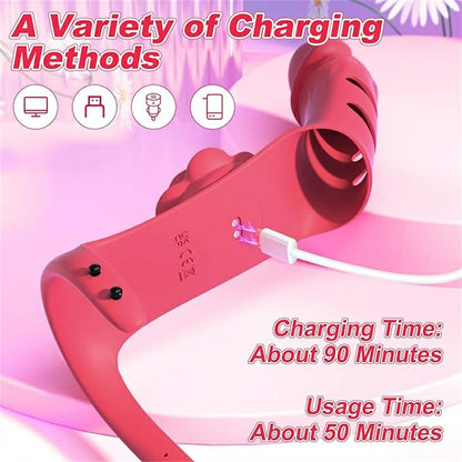 Finger Rose G-spot Clitoral Vibrator