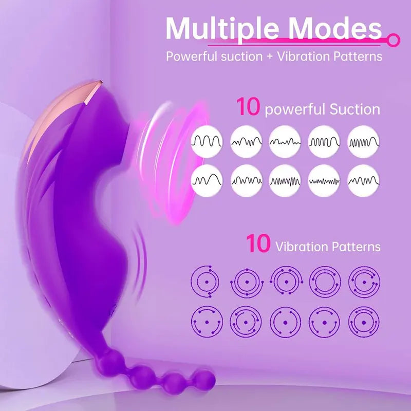2 in 1 Clitoral Sucking Pleasure Sex Toys