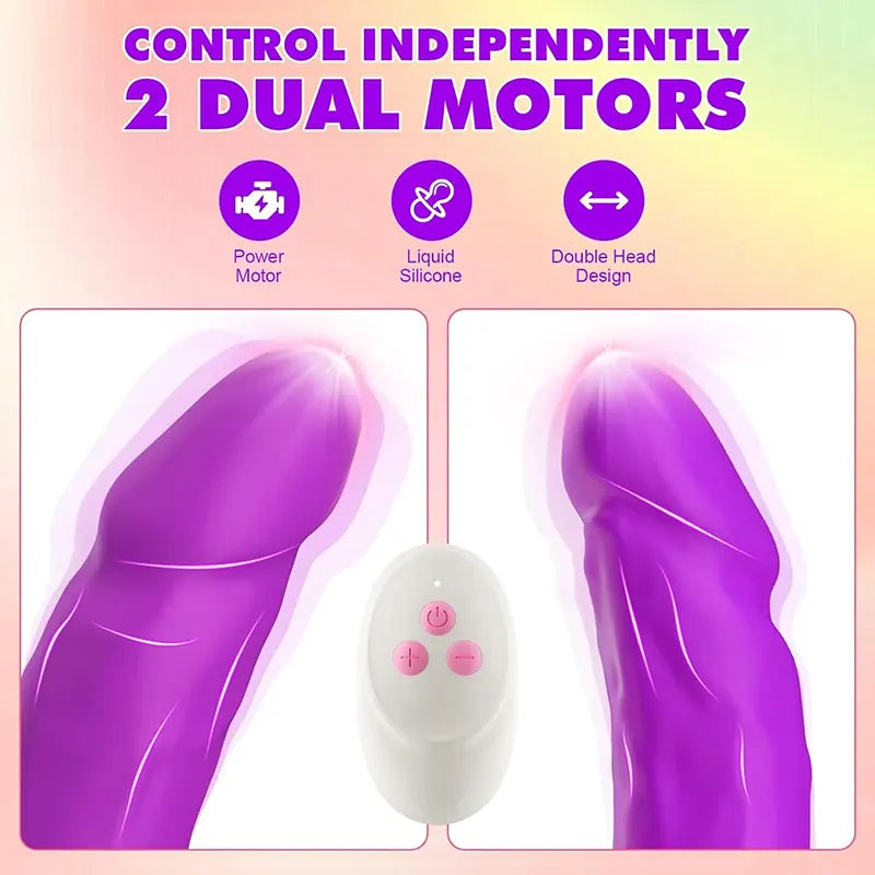 Double Pleasure Double Head Vibrating Dildo
