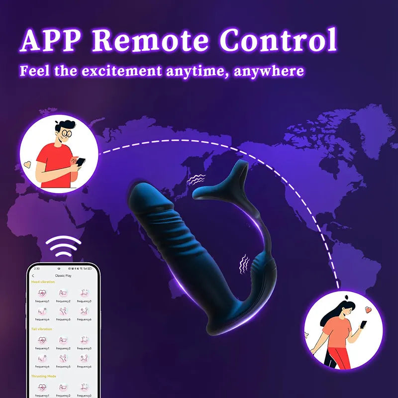 3 in 1 APP Insertion of G-Spot Penis Ring