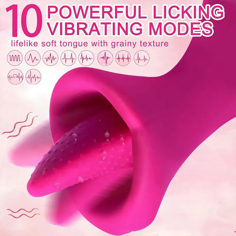 Suction Cup Rose Clitoral G-spot Vibrator