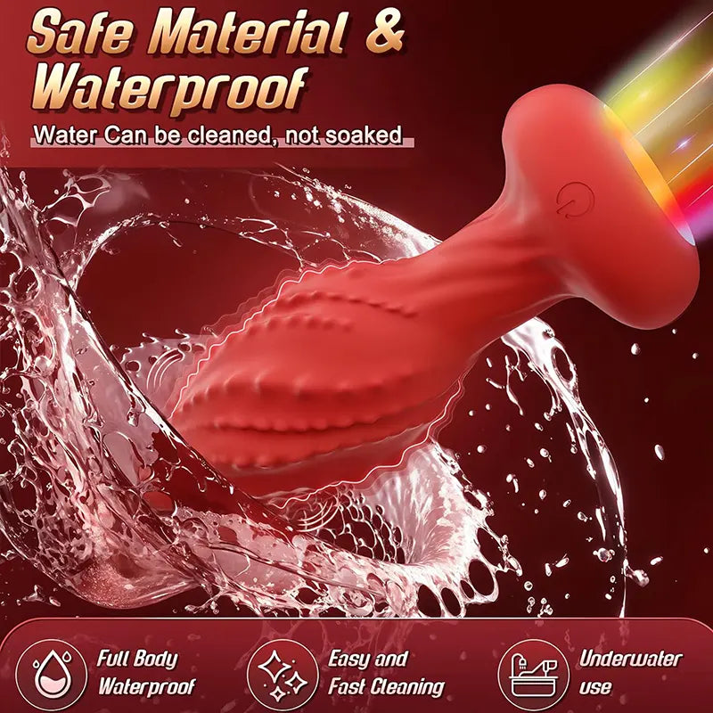 Remote Control Monster Rotation Stimulating Anal Vibrator