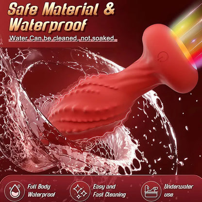 Remote Control Monster Rotation Stimulating Anal Vibrator