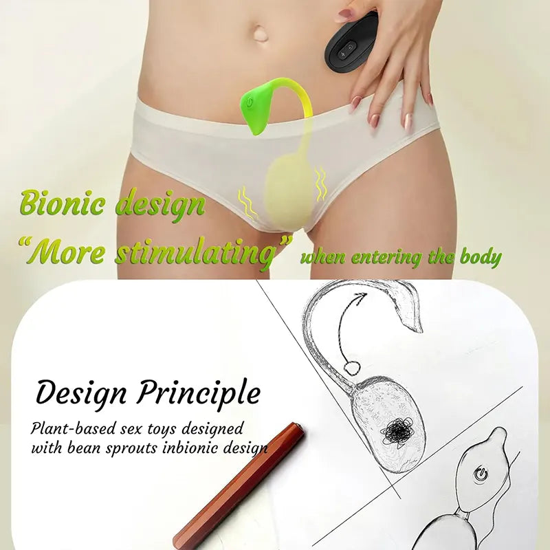 Bean Sprout G-spot Vibrating Egg