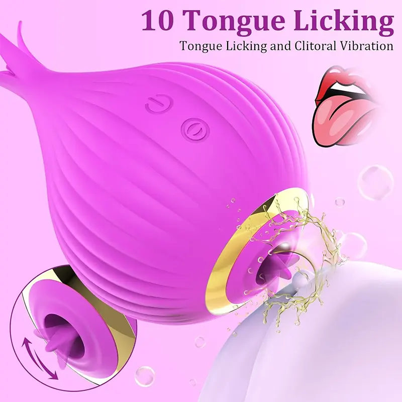 2-in-1 Onion Sucking G-spot Vibrator