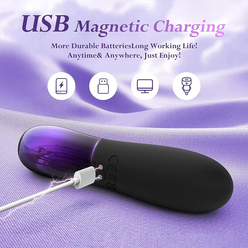 10 Vibration Patterns Mini Clitoral Pleasure Vibrator